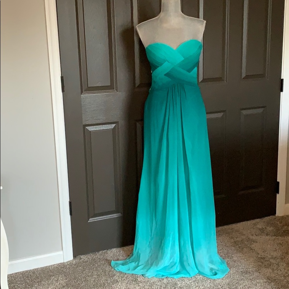 NWT La Femme 18525 jade size 4 dress